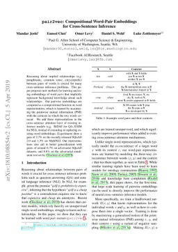 pair2vec: Compositional Word-Pair Embeddings for Cross-Sentence
  Inference