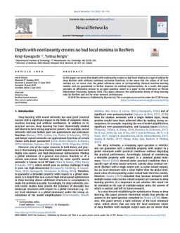 Depth with Nonlinearity Creates No Bad Local Minima in ResNets