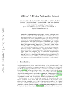 VIENA2: A Driving Anticipation Dataset