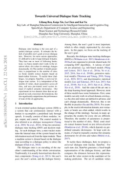 Towards Universal Dialogue State Tracking