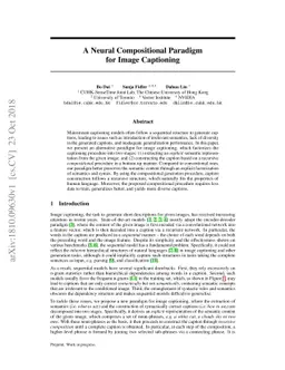 A Neural Compositional Paradigm for Image Captioning