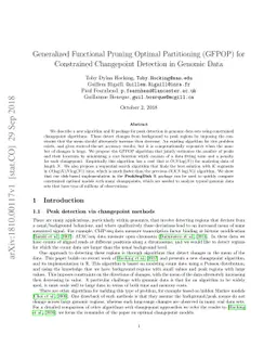 Generalized Functional Pruning Optimal Partitioning (GFPOP) for
  Constrained Changepoint Detection in Genomic Data