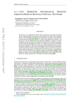 Adv-BNN: Improved Adversarial Defense through Robust Bayesian Neural
  Network