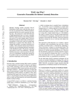 WAIC, but Why? Generative Ensembles for Robust Anomaly Detection