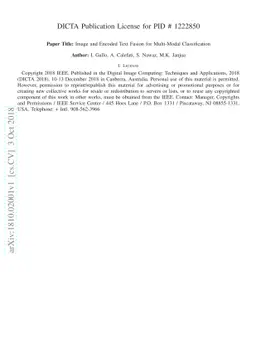 Image and Encoded Text Fusion for Multi-Modal Classification