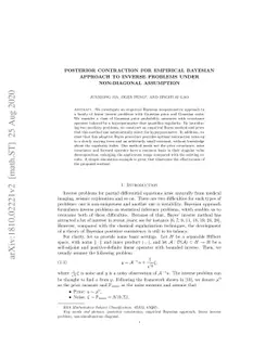 Posterior contraction for empirical Bayesian approach to inverse
  problems under non-diagonal assumption