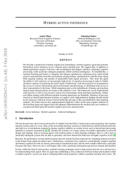 Hybrid Active Inference