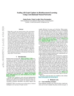Scaling All-Goals Updates in Reinforcement Learning Using Convolutional
  Neural Networks