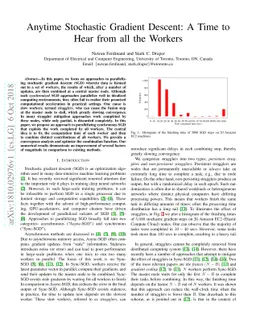 Anytime Stochastic Gradient Descent: A Time to Hear from all the Workers