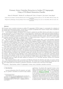 Coronary Artery Centerline Extraction in Cardiac CT Angiography Using a
  CNN-Based Orientation Classifier