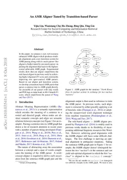 An AMR Aligner Tuned by Transition-based Parser