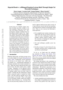 DepecheMood++: a Bilingual Emotion Lexicon Built Through Simple Yet
  Powerful Techniques