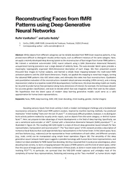 Reconstructing Faces from fMRI Patterns using Deep Generative Neural
  Networks