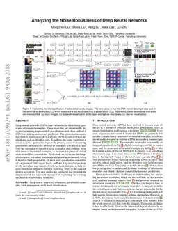 Analyzing the Noise Robustness of Deep Neural Networks