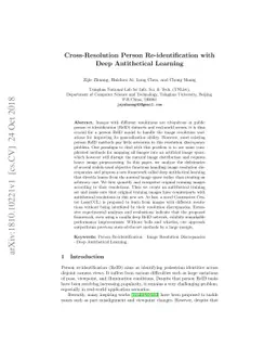 Cross-Resolution Person Re-identification with Deep Antithetical
  Learning