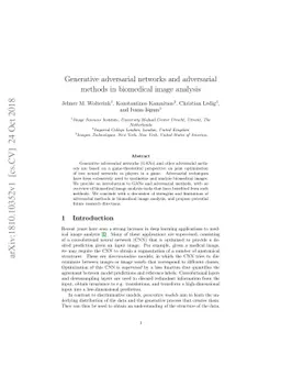 Generative adversarial networks and adversarial methods in biomedical
  image analysis