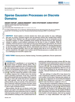 Scalable Gaussian Processes on Discrete Domains