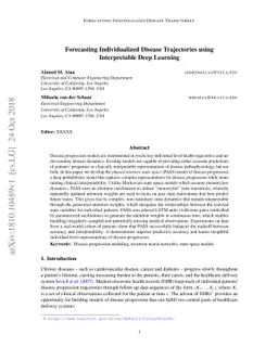 Forecasting Individualized Disease Trajectories using Interpretable Deep
  Learning