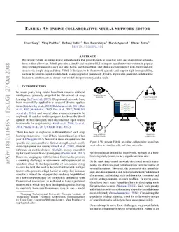 Fabrik: An Online Collaborative Neural Network Editor