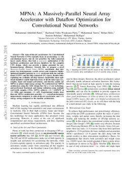 MPNA: A Massively-Parallel Neural Array Accelerator with Dataflow
  Optimization for Convolutional Neural Networks