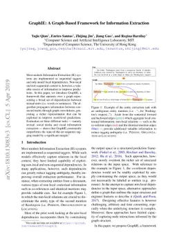 GraphIE: A Graph-Based Framework for Information Extraction