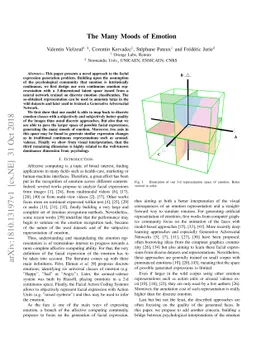 The Many Moods of Emotion