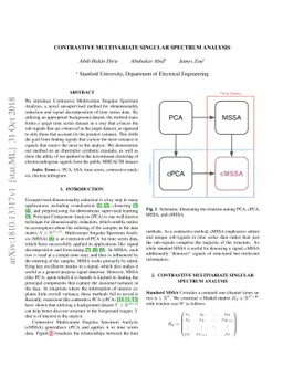 Contrastive Multivariate Singular Spectrum Analysis