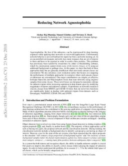 Reducing Network Agnostophobia