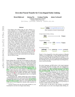 Zero-shot Neural Transfer for Cross-lingual Entity Linking