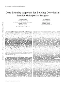 Deep Learning Approach for Building Detection in Satellite Multispectral
  Imagery