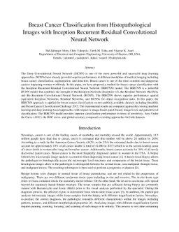 Breast Cancer Classification from Histopathological Images with
  Inception Recurrent Residual Convolutional Neural Network