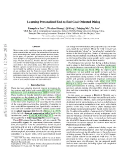 Learning Personalized End-to-End Goal-Oriented Dialog