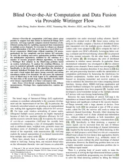 Blind Over-the-Air Computation and Data Fusion via Provable Wirtinger
  Flow
