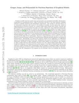 Gauges, Loops, and Polynomials for Partition Functions of Graphical
  Models