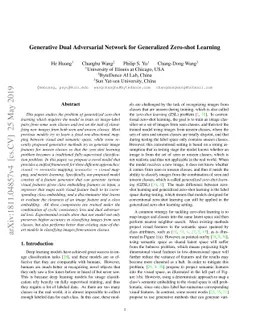 Generative Dual Adversarial Network for Generalized Zero-shot Learning