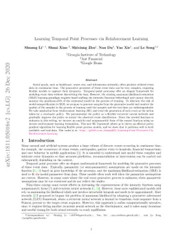 Learning Temporal Point Processes via Reinforcement Learning