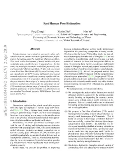 Fast Human Pose Estimation