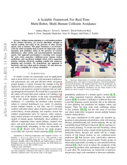 A Scalable Framework For Real-Time Multi-Robot, Multi-Human Collision
  Avoidance