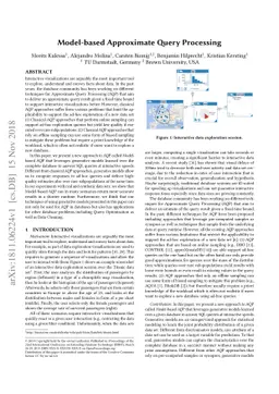 Model-based Approximate Query Processing