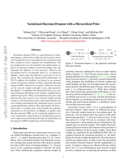 Variational Bayesian Dropout with a Hierarchical Prior