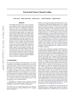 Neural Joint Source-Channel Coding
