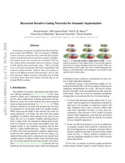 Recurrent Iterative Gating Networks for Semantic Segmentation