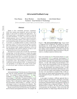 Adversarial Feedback Loop