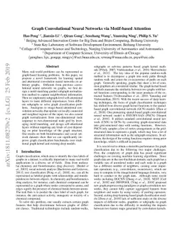 Graph Convolutional Neural Networks via Motif-based Attention