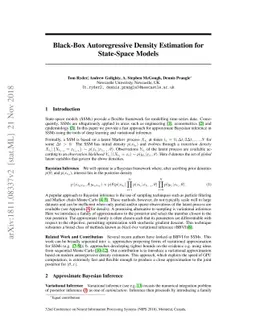 Black-Box Autoregressive Density Estimation for State-Space Models