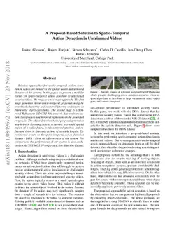 A Proposal-Based Solution to Spatio-Temporal Action Detection in
  Untrimmed Videos