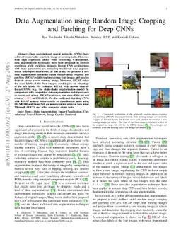 Data Augmentation using Random Image Cropping and Patching for Deep CNNs
