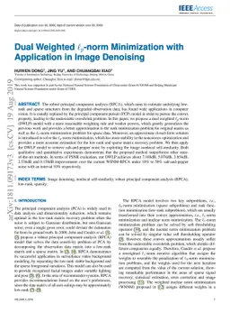 Dual Reweighted Lp-Norm Minimization for Salt-and-pepper Noise Removal