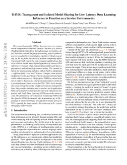 TrIMS: Transparent and Isolated Model Sharing for Low Latency Deep
  LearningInference in Function as a Service Environments