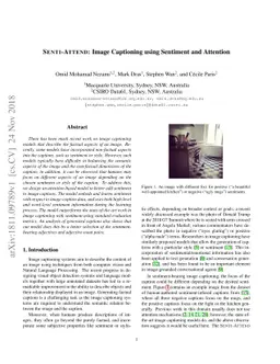 Senti-Attend: Image Captioning using Sentiment and Attention